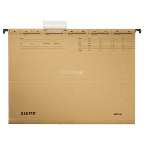   Függőmappa, karton, A4, LEITZ "Alpha Standard", natúr