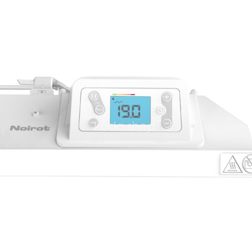 Noirot E211115 Verlys 1500 BLY elektromos radiátor, 1500 W, konvektív és infravörös fűtési mód, IP24 védettség, edzett üveg előlap, fehér színű