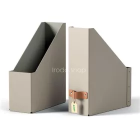  Iratpapucs, karton, 100 mm, LEITZ "Puro", homokbézs