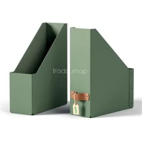   Iratpapucs, karton, 100 mm, LEITZ "Puro", zsályazöld