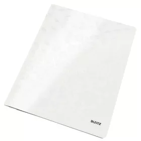   Gyorsfűző, laminált karton, A4, LEITZ "Wow", fehér