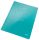 Gyorsfűző, laminált karton, A4, LEITZ "Wow", jégkék