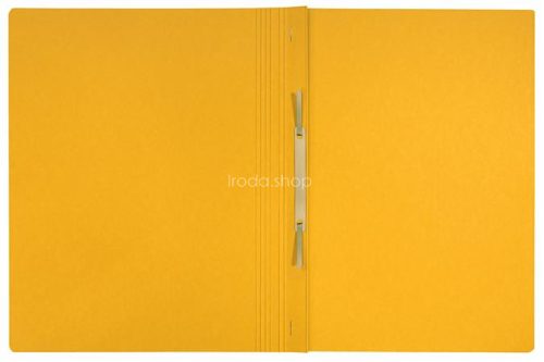 Gyorsfűző, A4, karton, LEITZ "Recycle", sárga