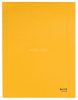 Pólyás dosszié, karton, A4, LEITZ "Recycle", sárga