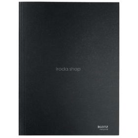   Pólyás dosszié, karton, A4, LEITZ "Recycle", fekete