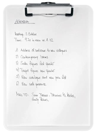 Felírótábla, A4, LEITZ "Wow", fehér