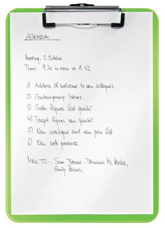 Felírótábla, A4, LEITZ "Wow", zöld