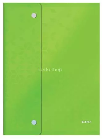 Irattartó tasak, A4, PP, patentos, LEITZ "Wow", vegyes színek