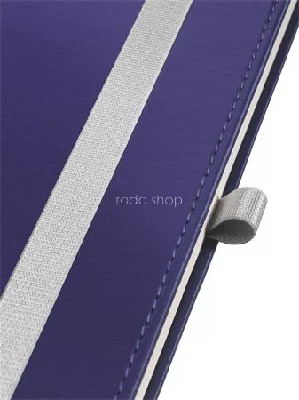 Jegyzetfüzet, A5, vonalas, 80 lap, keményfedeles, LEITZ "Style", titánkék