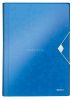 Harmonikamappa, A4, PP, 6 rekeszes, LEITZ "Wow", kék