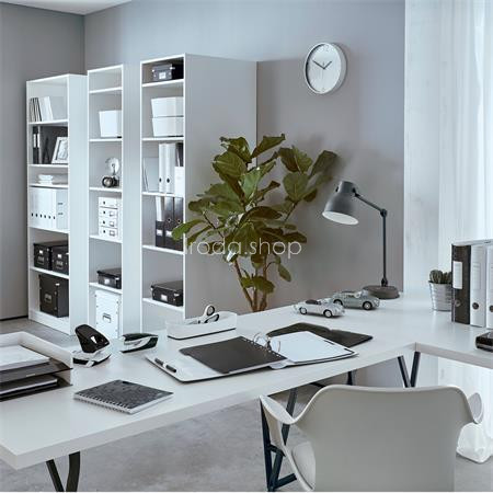 Spirálfüzet, A4, kockás, 80 lap, LEITZ "Wow", fekete