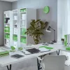 Spirálfüzet, A5, vonalas, 80 lap, LEITZ "Wow", zöld