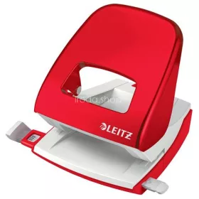   Lyukasztó, kétlyukú, 30 lap, LEITZ "Nexxt Wow", piros