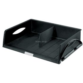   Irattálca, műanyag, A3, LEITZ "Sorty Jumbo", fekete