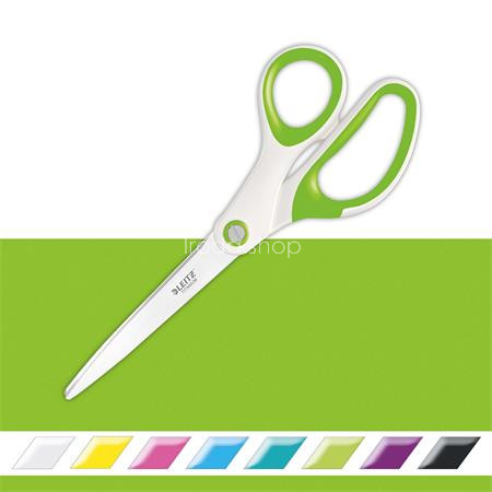 Olló, irodai, 20,5 cm, LEITZ "Wow Titán", zöld