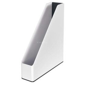   Iratpapucs, műanyag, 73 mm, kettős színhatású, LEITZ "Wow", fekete