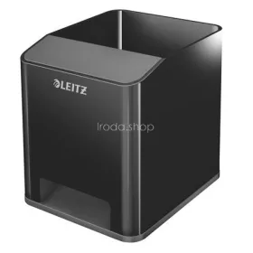   Írószertartó, kettős színhatású, LEITZ "Duo", fekete