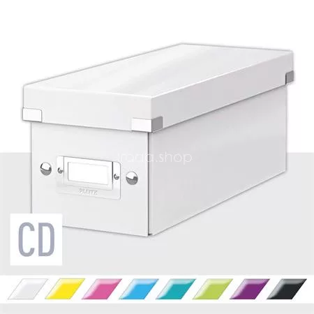 CD-doboz, LEITZ "Click&Store", fehér
