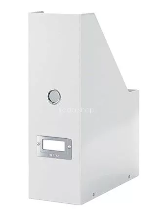 Iratpapucs, PP/karton, 95 mm, LEITZ "Click&Store", fehér
