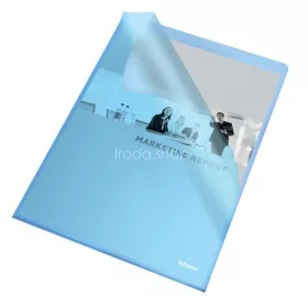   Genotherm, "L", A4, 105 mikron, narancsos felület, ESSELTE "Standard", kék