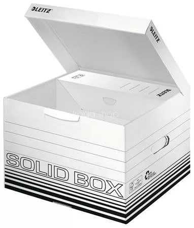 Archiválódoboz, M méret, LEITZ "Solid", fehér