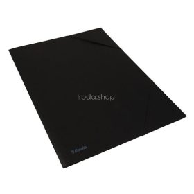 Gumis mappa, karton, A3, ESSELTE "Rainbow", fekete