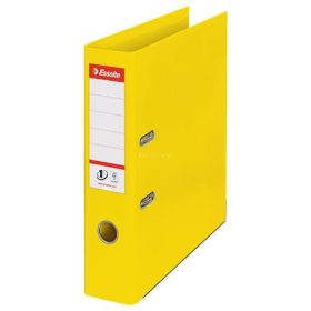   Iratrendező, 75 mm, A4, PP, élvédő sínnel, ESSELTE "Standard", Vivida sárga