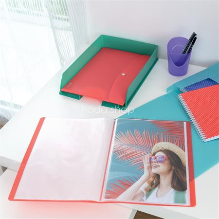 Irattálca, műanyag, ESSELTE "Colour'Breeze", zöld