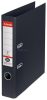 Iratrendező, 50 mm, A4, környezetbarát, élvédő sínnel, ESSELTE "No.1", fekete