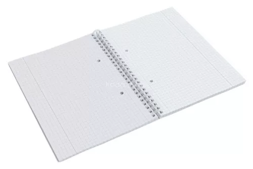 Spirálfüzet, A5, kockás, 80 lap, ESSELTE "Colour'Breeze", zöld
