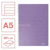 Spirálfüzet, A5, vonalas, 80 lap, ESSELTE "Colour'Breeze", levendula