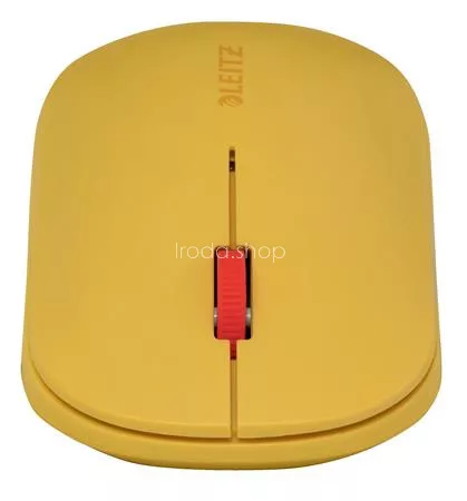 Egér, vezeték nélküli, Bluetooth, LEITZ "Cosy", melegsárga