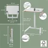 Ülő/álló laptop asztal, LEITZ "Ergo"