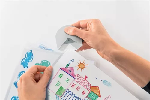 Lamináló készlet, A4, 80-125 mikron, LEITZ "iLam Home 4-in-1", fehér