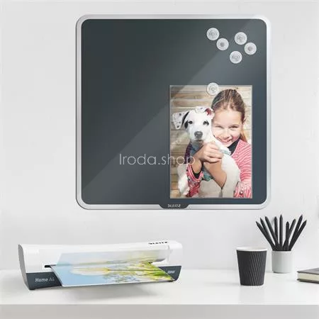 Lamináló készlet, A4, 80-125 mikron, LEITZ "iLam Home 4-in-1", fehér