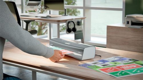 Meleglamináló fólia, 125 mikron, A5, fényes, UDT technológiával, LEITZ "iLam"