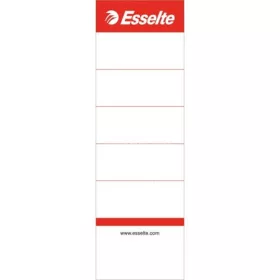   Cserecímke, iratrendezőhöz, kétoldalas, 50x158 mm, ESSELTE, fehér