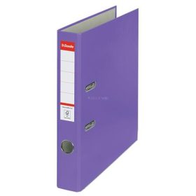   Iratrendező, 50 mm, A4, PP/karton, élvédő sínnel, ESSELTE "Economy", lila
