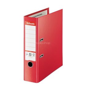  Iratrendező, 80 mm, A4, PP, élvédő sínnel, ESSELTE "Standard Plus", Vivida piros