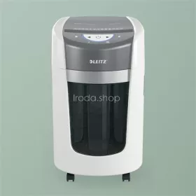   Iratmegsemmisítő, mikrokonfetti, 6 lap, LEITZ "IQ OptiMax Home Office 225 P5"
