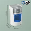 Iratmegsemmisítő, mikrokonfetti, 8 lap, LEITZ "IQ OptiMax Small Office 350 P5"