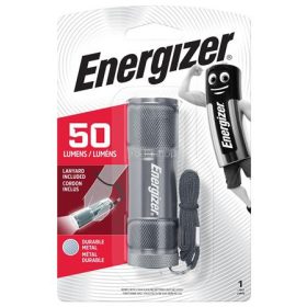   Elemlámpa, LED, 3xAAA (nem tartozék), fém ház, ENERGIZER "LED Metal"