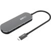 USB elosztó-HUB, USB-C/USB 3.1/HDMI/SD kártya, EMTEC "T650C"