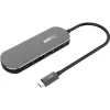 USB elosztó-HUB, USB-C/USB 3.1/HDMI/SD kártya, EMTEC "T650C"
