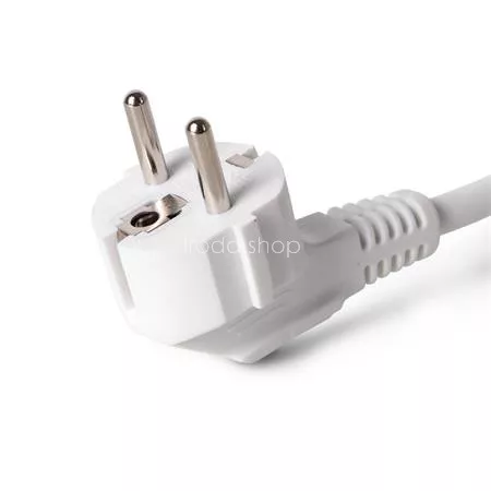 Elosztósor, 4 aljzat, 1,5 m, USB, kapcsolóval, ENTAC, fehér