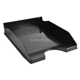   Irattálca, műanyag, A4+, EXACOMPTA "EcoBlack", fekete