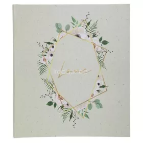   Fotóalbum, csavarozott gerincű, 29x32 cm, 30 lap, EXACOMPTA "CHAMPETRE", fehér