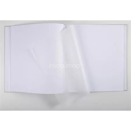 Fotóalbum, csavarozott gerincű, 29x32 cm, 30 lap, EXACOMPTA "CHAMPETRE", fehér