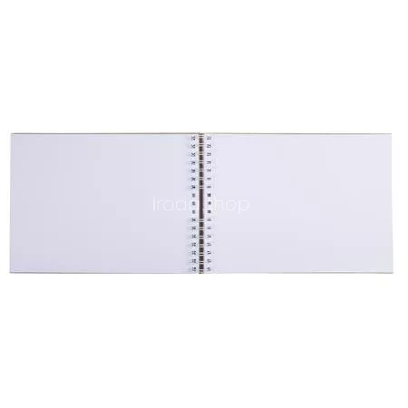 Fotóalbum, spirál, 32x22 cm, 25 lap, EXACOMPTA "KRAFT", mintás