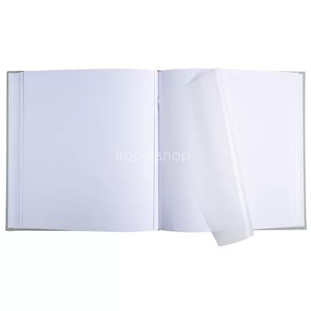 Fotóalbum, 29x32 cm, 30 lap, EXACOMPTA "Ellipse", szürkészöld